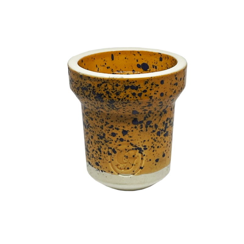 Глиняная чаша GrynBowls Accent White Orange (Оранжевый)