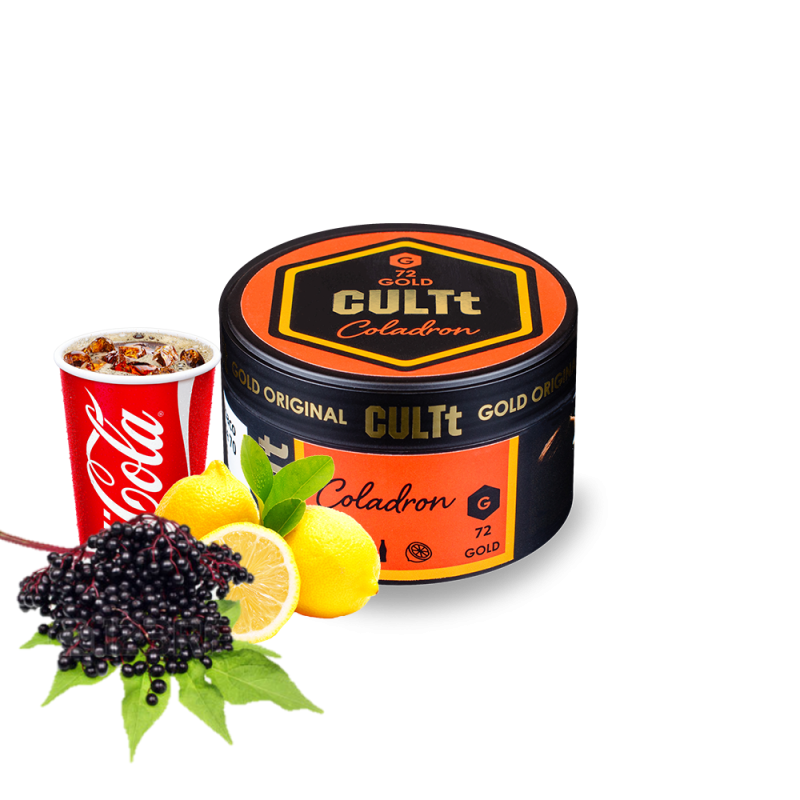 Табак CULTt G72 Coladron (Бузина Кола Лимон, 100 г)
