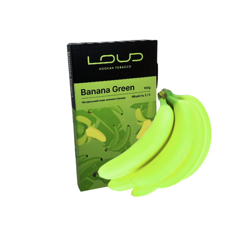 Табак Loud Bananagreen (Бананагрин, 100 г)