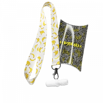 Персональный мундштук из полиацетали Personalka Poly Bananas (Бананы)