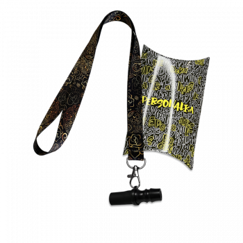 Персональный мундштук из полиацетали Personalka Poly Gold Ornament (Золотой Узор)