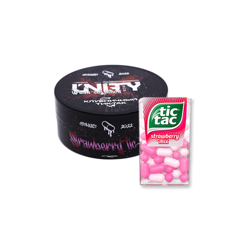 Табак Unity Strawberry tic-tac (Клубничный тик-так, 100 г)