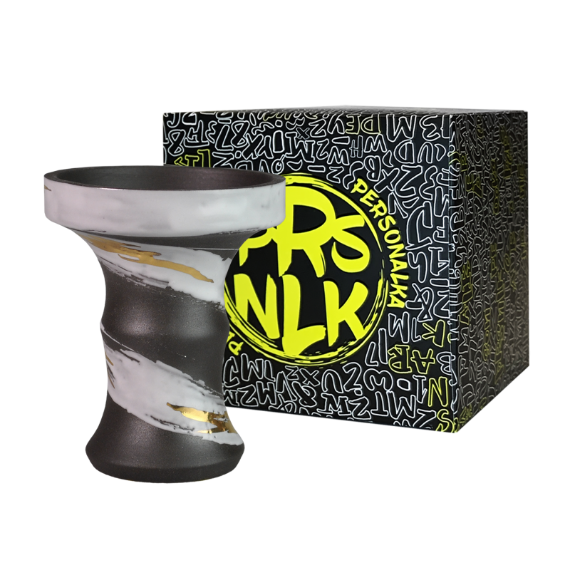 Глиняная чаша Personalka Bowl Gold White
