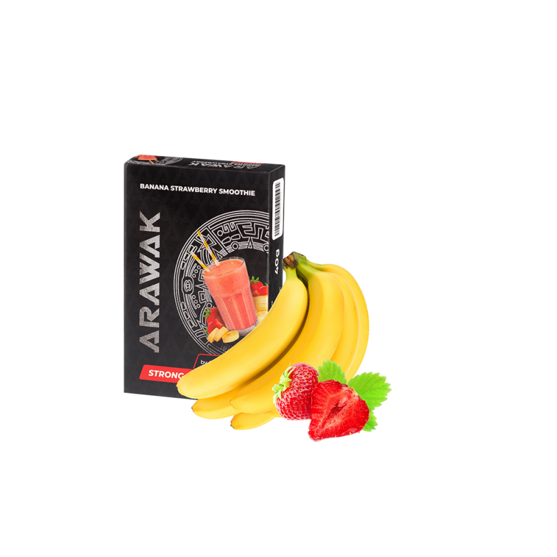 Табак Arawak Strong Banana Strawberry Smoothie (Банан клубника, 40 г)