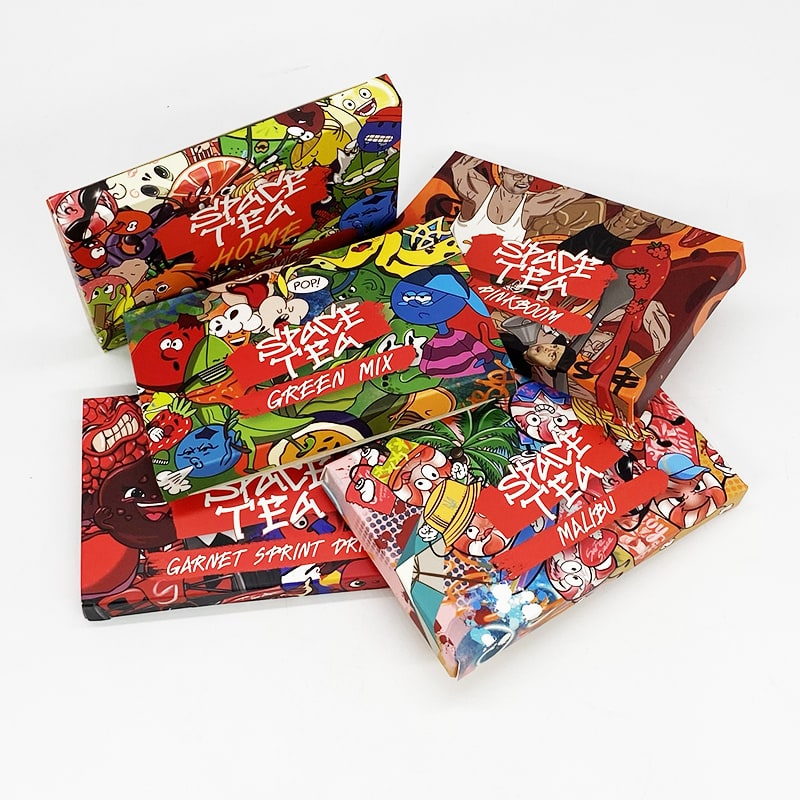 Кальянная чайная смесь Space Tea Home Peach Berry Sky (Пич Берри Скай, 40 г)