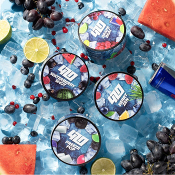 Табак 420 Frost Line Cherry Lemonade (Вишня Грейпфрут Кола Лід, 100 г)