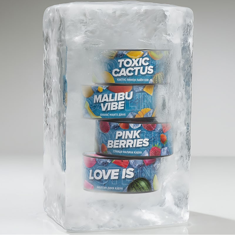 Табак 420 Frost Line Freeze pop (Орбит Черника Жвачка, 100 г)