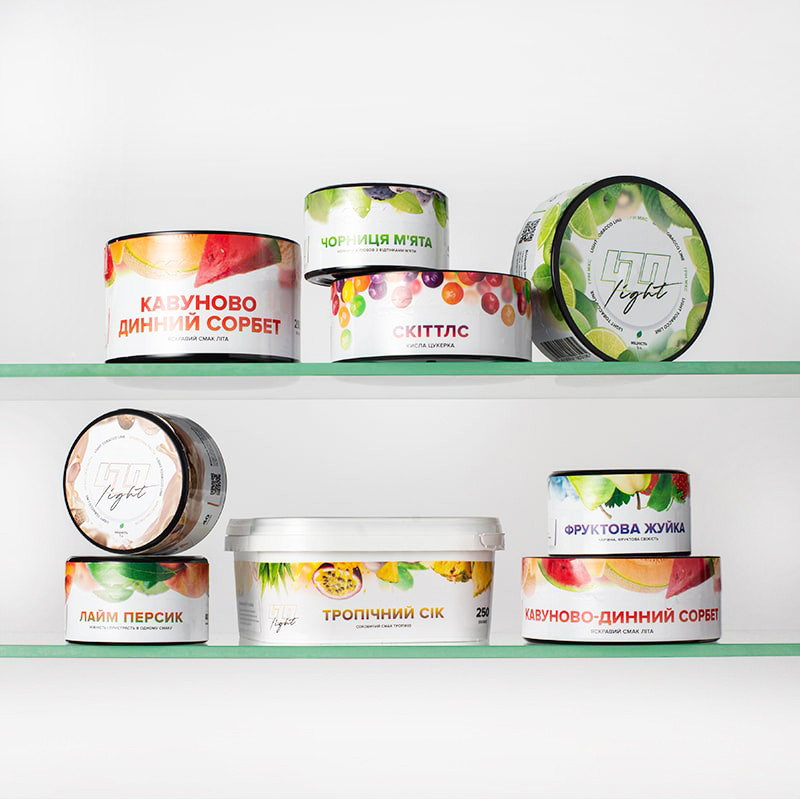 Табак 420 Light Апельсин Клубника (100 г)