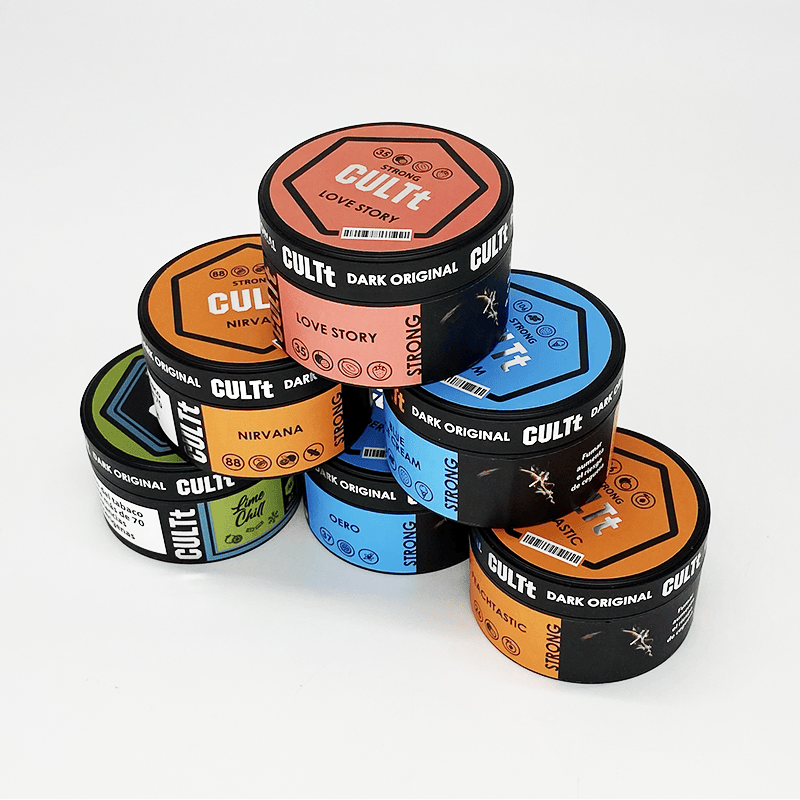 Табак CULTt Strong DS106 blue ice cream (Черничное Мороженое, 100 г)