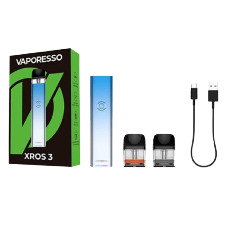 Vaporesso XROS 3 Kit 1000 Space Grey (Серый, с картриджем) Многоразовый POD