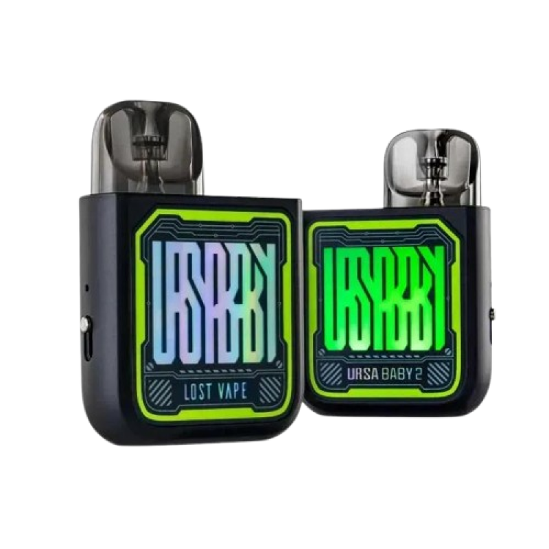 Lost Vape Ursa Baby 2 900 Pop Blue Time Gear (Бирюзовый, с картриджем) Многоразовый POD