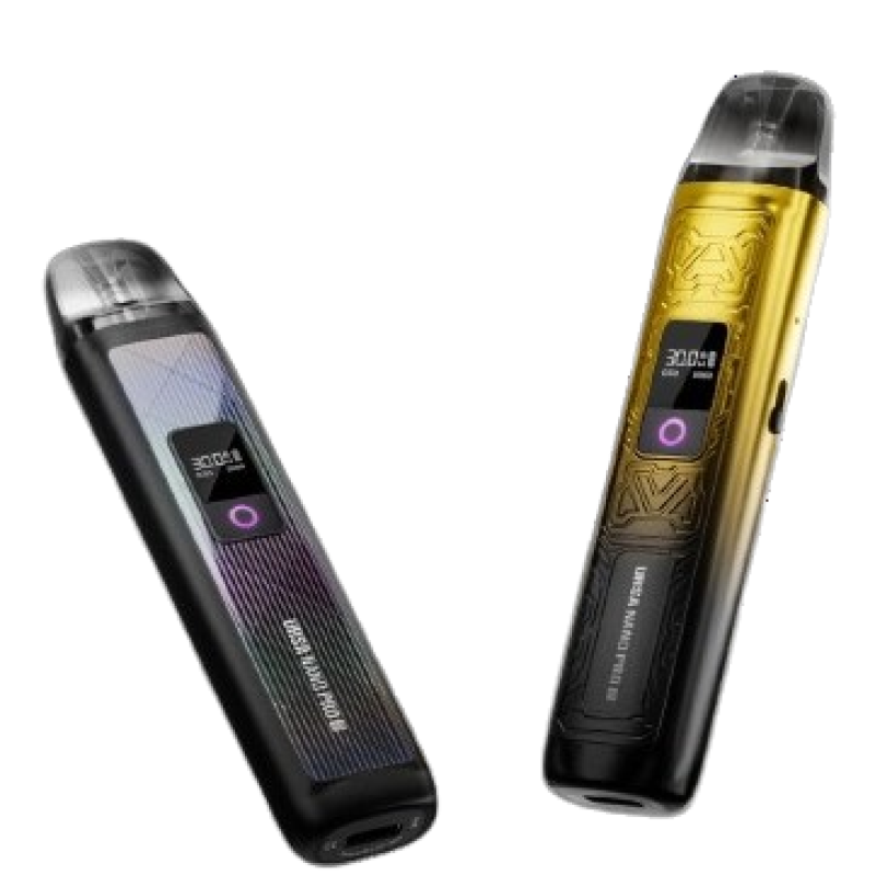 Lost Vape Ursa Nano Pro 2 1000 Black Mecha (Чёрный с узором, с картриджем) Многоразовый POD