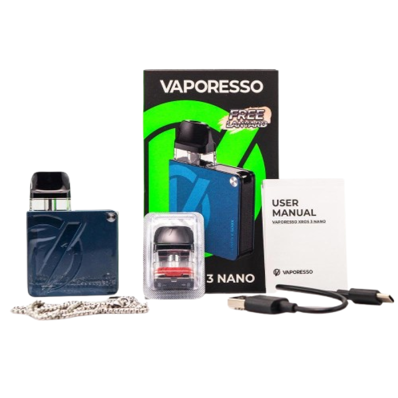 Vaporesso XROS 3 Nano Kit 1000 Navy Blue (Синий, с картриджем) Многоразовый POD